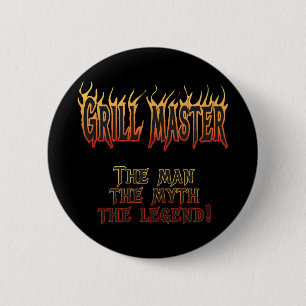 Grill Master 2 Inch Round Button