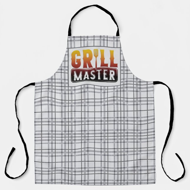 Grill Master All Over Print Apron (Front)