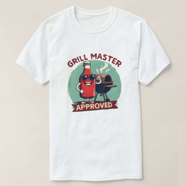Grill Master Approved T-Shirt (Design Front)