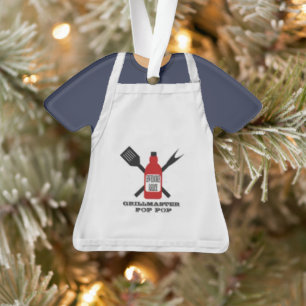 Grill Master Apron Ornement personnalisé