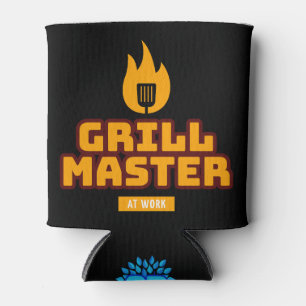 Grill Master At Work Can Cooler