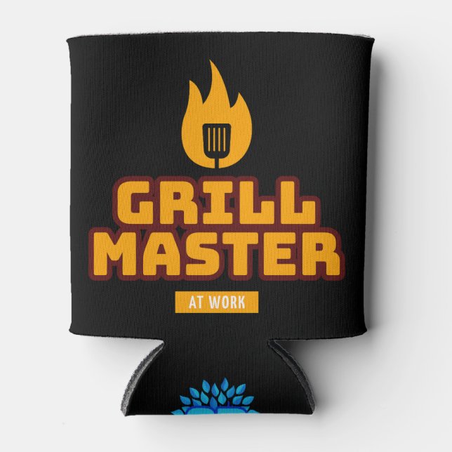 Grill Master At Work Can Cooler (Front)