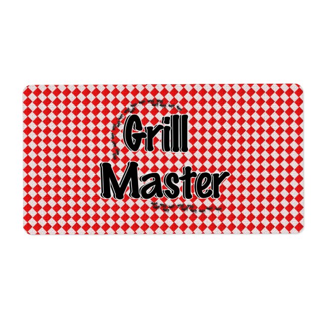 Grill Master avec table de pique-nique et fourmis (Devant)