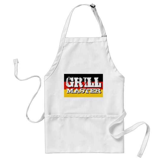 Grill master BBQ apron | with German flag (Front)