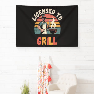 Grill Master Dad Banner