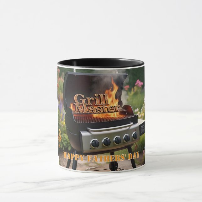 GRILL MASTER FATHERS' DAY custom Mug (Center)