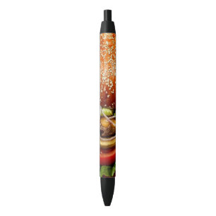 grill master father's day hamburger cheeseburger black ink pen