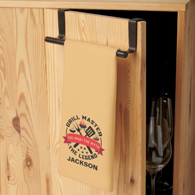 Grill Master Legend Kitchen Towel (Thirds Fold)
