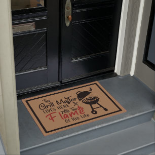Grill Master Lives Here, Welcome Doormat