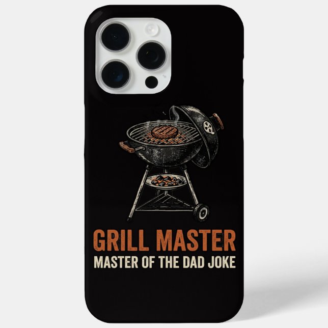 Grill Master Master of the Dad Joke Father's Day Case-Mate iPhone Case (Back)
