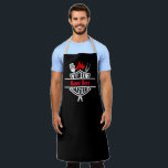 Grill Master - Personalize Custome Text Apron<br><div class="desc">Add a name or custom text to personalize. Perfect for anyone who loves baking or cooking.</div>