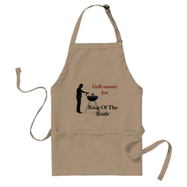 Grill master personalized apron (Front)