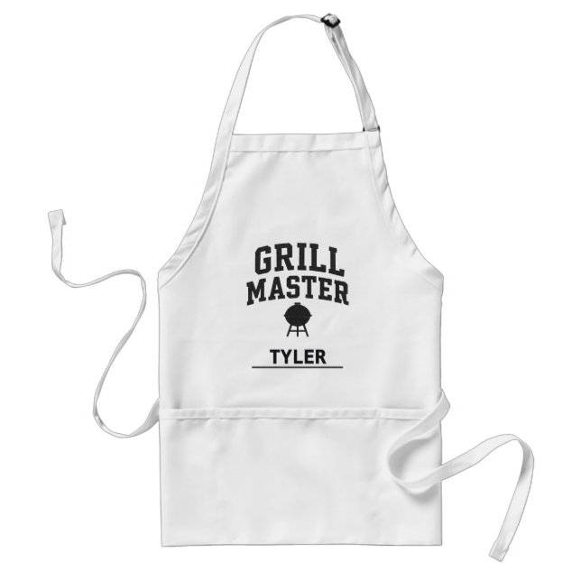 Grill Master Personalized BBQ  Standard Apron (Front)