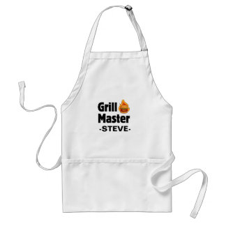 Grill Master Personalized Name Apron For Men