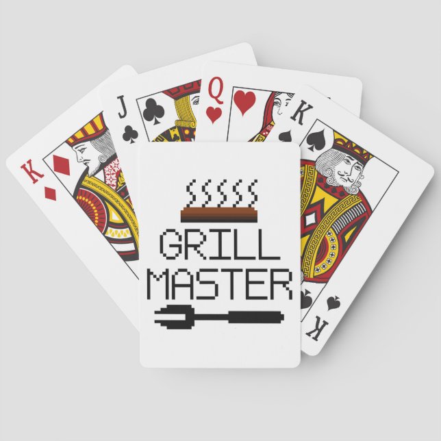 GRILL MASTER PLAYING CARDS (Back)