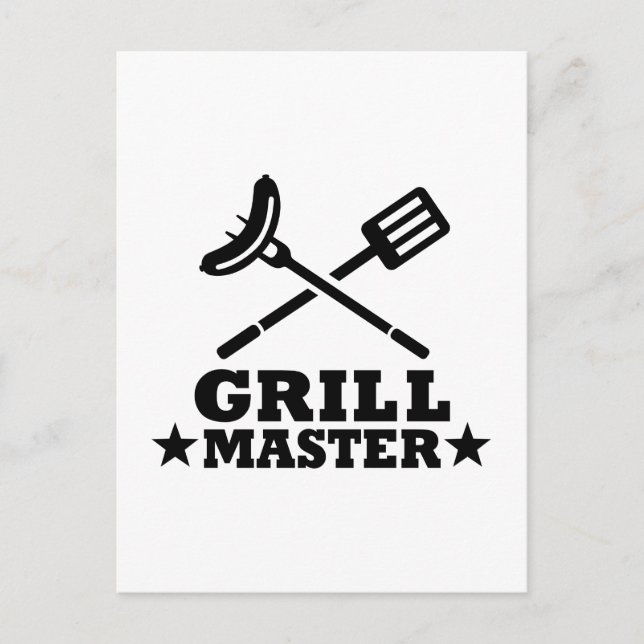 Grill Master Postcard (Front)