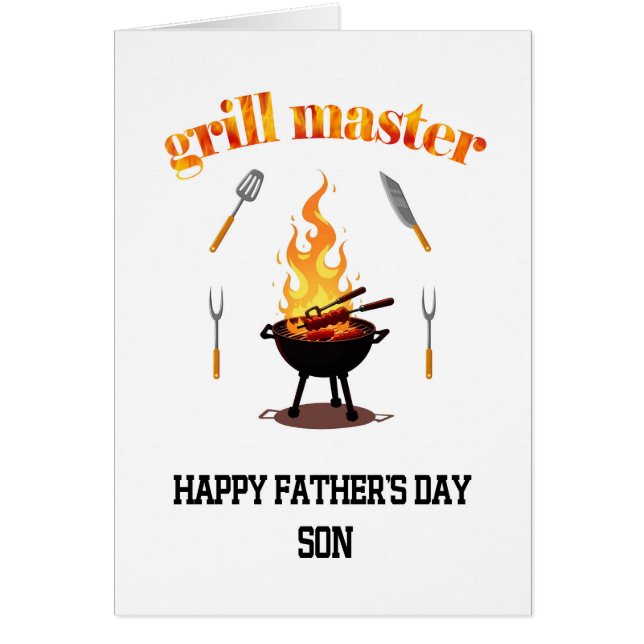 Grill Master Son Fathers Day  (Front)
