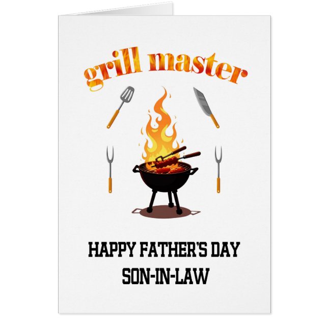 Grill Master Son in Law Fête des pères (Devant)