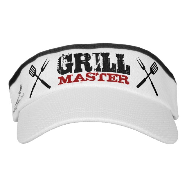 Grill Master sun visor casquette pour le chef du b (Devant)