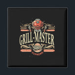 Grill Master Supreme Bbq Funny Graphic Tees  Magnet<br><div class="desc">Grill Master Supreme Bbq Funny Graphic Tees</div>