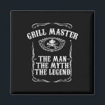 Grill Master The Man Magnet<br><div class="desc">Grill Master The Man</div>