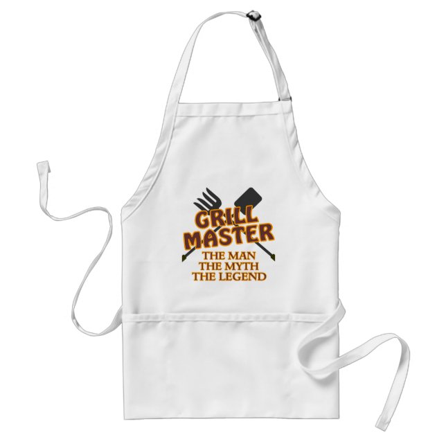 GRILL MASTER - THE MAN THE MYTH THE LEGEND STANDARD APRON (Front)
