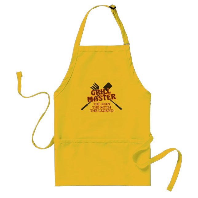 GRILL MASTER - THE MAN THE MYTH THE LEGEND STANDARD APRON (Front)
