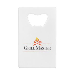 Grill Master Wallet Bottle Opener