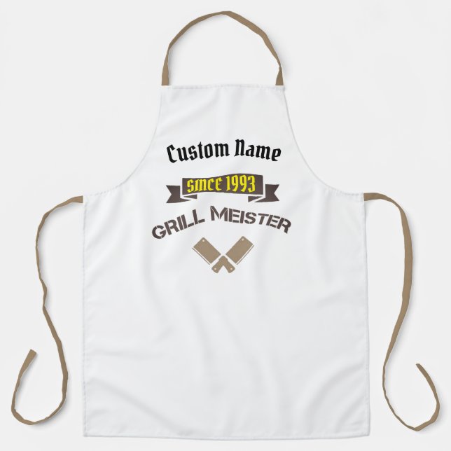 Grill Meister Cooking, Grilling & Kitchen Apron (Front)