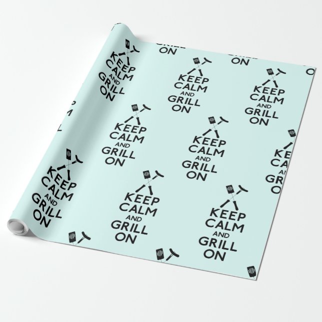 Grill On Wrapping Paper (Unrolled)