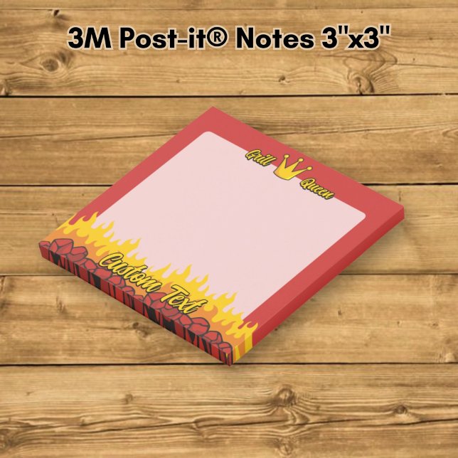 Grill Queen Crown Post-it Notes (Creator Uploaded)