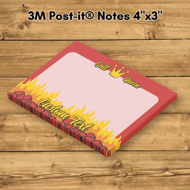 Grill Queen Crown Post-it Notes (Creator Uploaded)