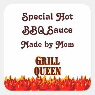 Grill Queen Custom Canning Labels