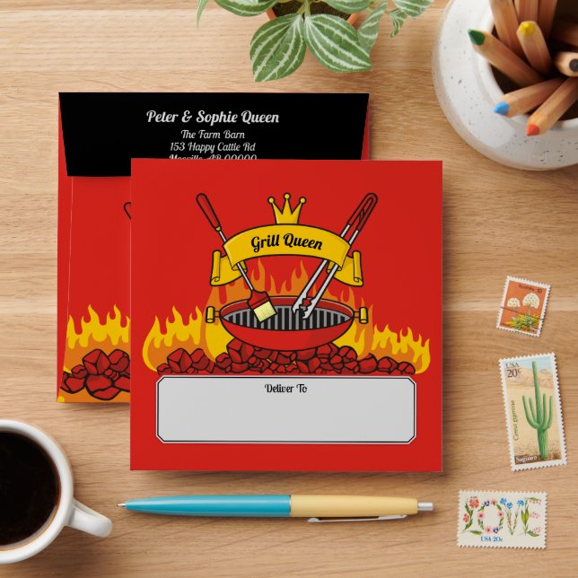 Grill Queen Envelope (Desk)