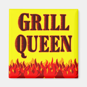 Grill Queen Fundy BBQ Dire Aimant
