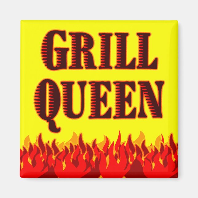 Grill Queen Fundy BBQ Dire Aimant (Devant)