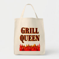 Grill Queen Funny BBQ Dit Sac fourre-tout