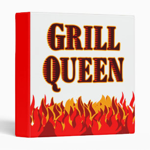 Grill Queen Red Flames BBQ dit Classeur