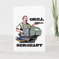 Grill Sergeant Father's Day Card