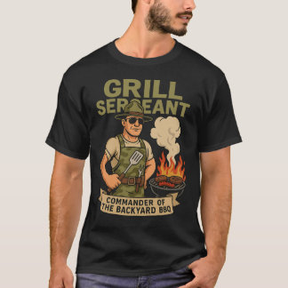 Grill Sergeant - Funny Father's Day BBQ T-Shirt