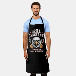 Grill Sergeant: Patriotic BBQ  Apron