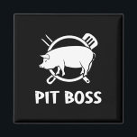 Grill Smoker Pit Boss Meat Lover Bbq Grilling  Magnet<br><div class="desc">Grill Smoker Pit Boss Meat Lover Bbq Grilling</div>