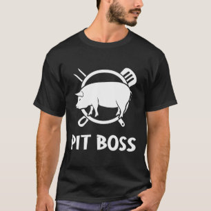 Grill Smoker Pit Boss Meat Lover Bbq Grilling T-Shirt