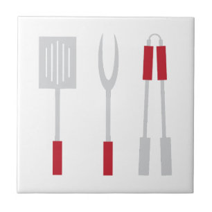 Grill Utensils Tile