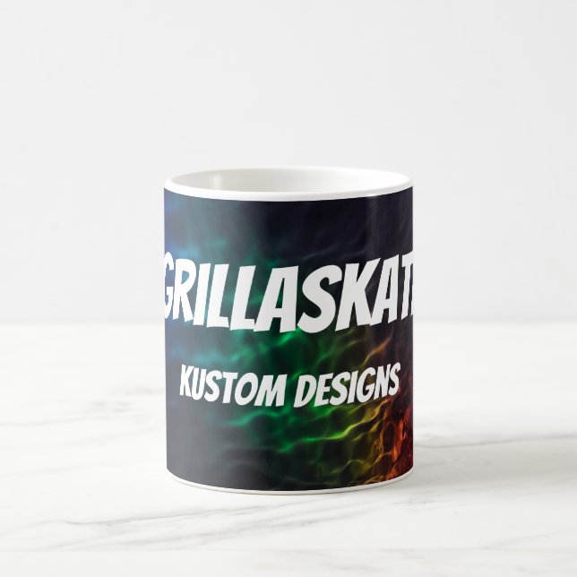 GrillaSkate Kustom Design 001B Ripples Mug (Center)
