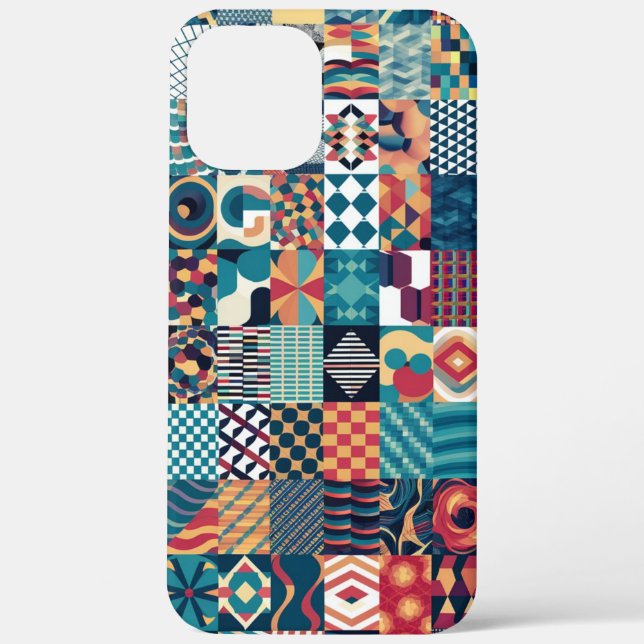 Grille artistique Collage iPhone / coque ipad (Verso)