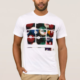 Grille de Close_Ups de billards - T-shirt