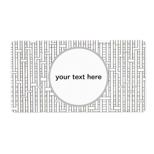 Grille industrielle moderne Bauhaus géométrique (Devant)