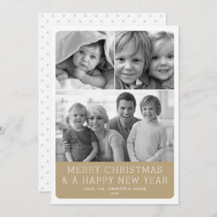 Grille Minimale 3 Photo Arrondi Carte De Vacances