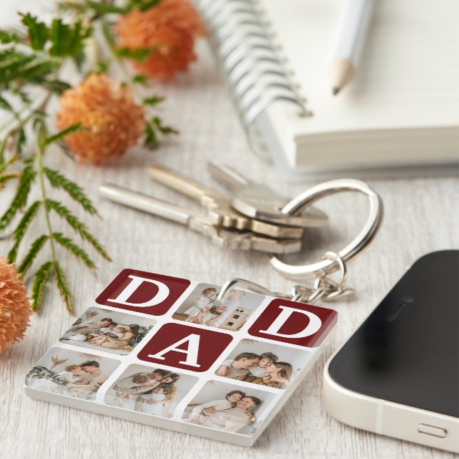 Grille multiphoto moderne mignon cadeau DAD (Devant Droit)